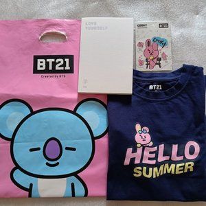 🎵BTS Love Yourself Her 🎵T-SHIRT BT21 COOKY Jungkook